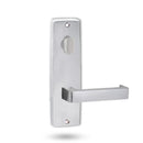 Lockwood 1904 Square End Plate with Turn & 142 Lever Satin Chrome 1904/142SC - primehardware