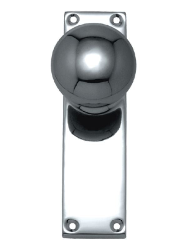 Superior Brass Knob Latch CP 105x42mm - primehardware