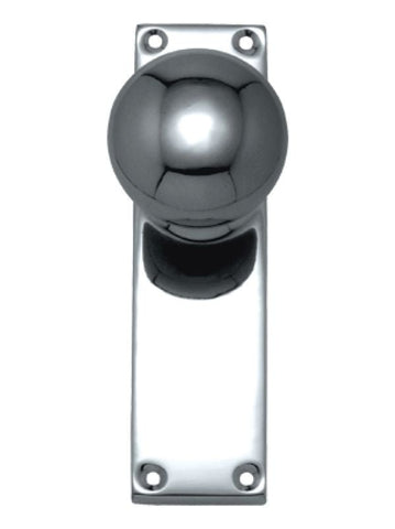 Superior Brass Knob Latch CP 105x42mm - primehardware