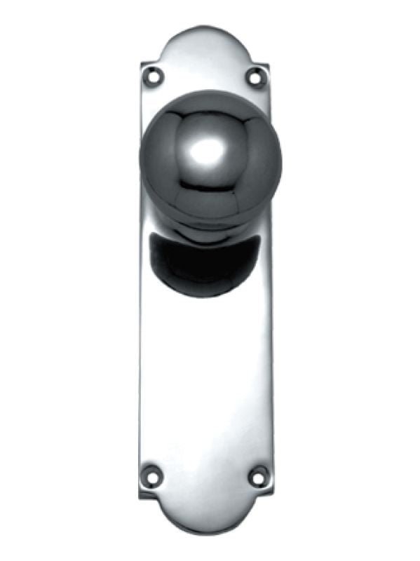 Superior Brass Knob Latch Passage Set SC 200x50mm - primehardware
