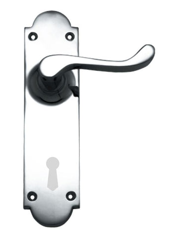 Superior Brass Lever Lock (CC 57mm) SC 200x50mm ONLY LEVER SET - primehardware