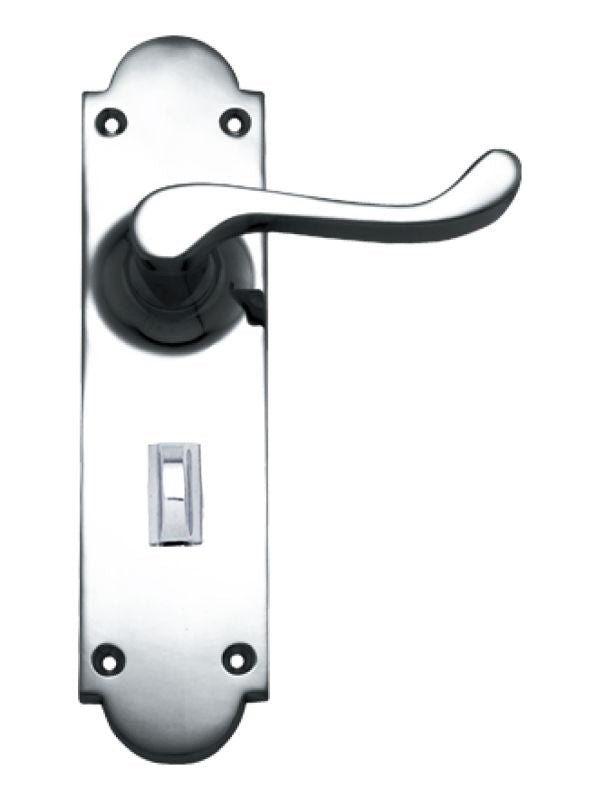 Superior Brass Lever Lock Privacy SC 200x50mm ONLY LEVER SET - primehardware