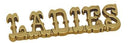 Superior Brass Ladies Sign PB 70x250mm - primehardware
