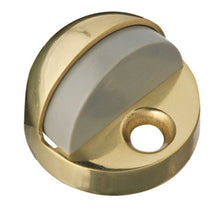 Superior Brass Door Stop Risen 12mm Polished Brass 50x12mm