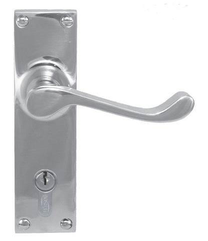 Superior Brass Lever Lock (CC 47.6mm) SC 150x42mm ONLY LEVER SET - primehardware