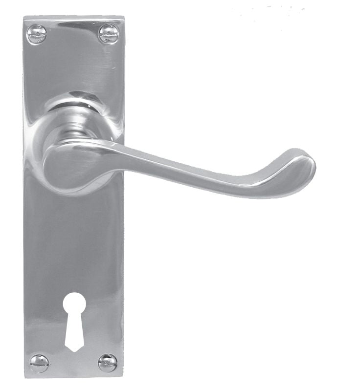 Superior Brass Lever Lock (CC 57mm) SC 150x42mm ONLY LEVER SET - primehardware