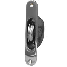 Superior Brass Sash Cord Pulley Radius Edge Satin Chrome 125mm