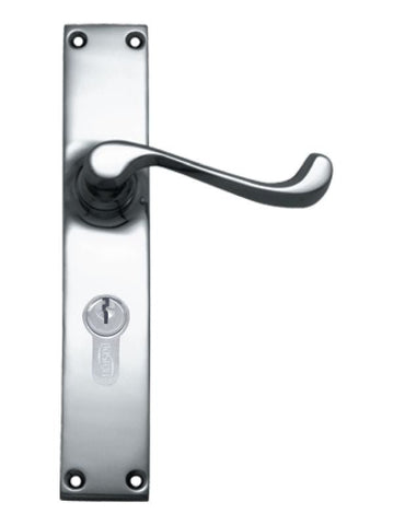 Superior Brass Lever Lock (CC 47.6mm) SC 152x36mm ONLY LEVER SET - primehardware