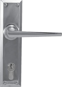 Superior Brass Lever Lock CC 85mm Satin Chrome 200x50mm (Pair) Only Lever Set