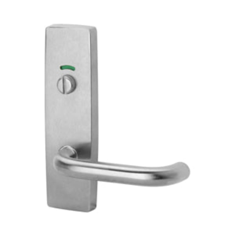 Lockwood 1803 Square End Plate With Emergency Turn & 77 Lever Satin Chrome 1803/77SC - primehardware