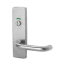 Lockwood 1803 Square End Plate With Emergency Turn & 77 Lever Satin Chrome 1803/77SC - primehardware