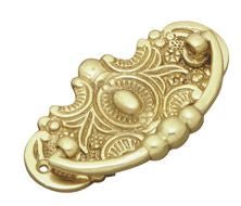 Superior Brass Cabinet Fitting PB 48x85mm - primehardware