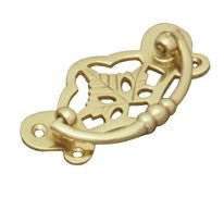 Superior Brass Cabinet Fitting Polished Brass 40x72mm
