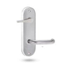 Lockwood 2939 Round End Plate with Disabled Turn & 144 Lever Satin Chrome 2939/144SC - primehardware