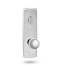 Lockwood 1804 Square End Plate with Turn & 20 Knob Satin Chrome 1804/20SC - primehardware