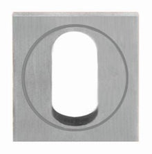 Austyle Square Escutcheon Oval Builders Choice Range Satin Chrome (Pair)