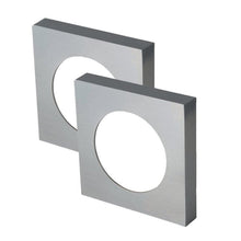 Austyle Square Adaptor Rose for Builders Choice Levers Satin Chrome 52mm (Pair)