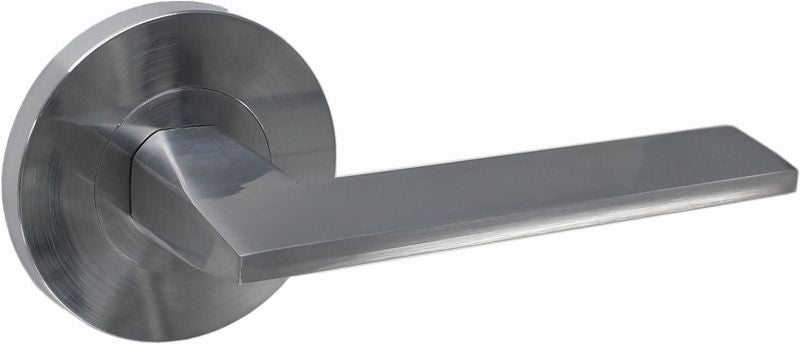 Austyle Builders Choice Lever S/C 63mm Rnd Rose 63mm - primehardware