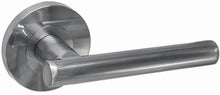 Austyle Builders Choice Lever Satin Chrome Round Rose 63mm (Pair)