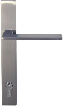 Builders Choice Long Plate Entrance SS Bearing Mechanism Satin Chrome 225x32mm Only Lever Set (Pair)
