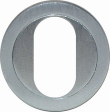 AUSTYLE  Architectural Oval Escutcheon Satin Chrome 45mm