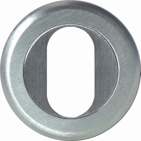 Metallic letter 'O' on a white background
