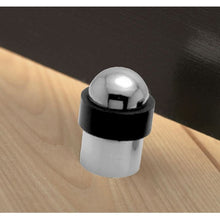 Superior Brass Door Stop Round Dome Bolt Fix Stainless Steel Satin 50mm Satin Stainless Steel 30x50mm