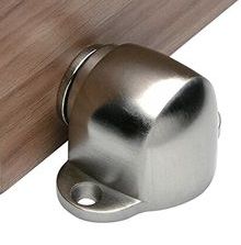 Superior Brass Magnetic Door Stop 53mm Satin Chrome 34x53mm