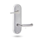 Lockwood 2938 Round End Plate with Disabled Turn Satin Chrome 2938SC - primehardware