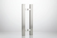 Austyle Entry Pull Handle — Modern Square Profile Double | 316SS Satin Stainless Steel 900mm