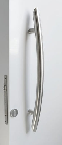 Austyle Entry Pull Handle — Double | 316SS Satin Stainless Steel 900mm 32mm