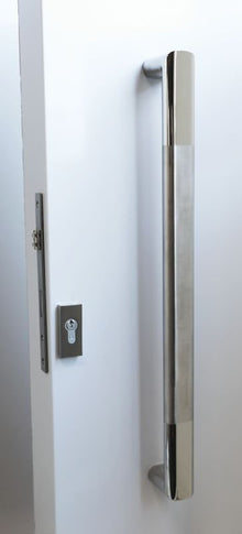 Austyle Entry Pull Handle — Square Linear Double | 316SS Satin Stainless Steel 600mm