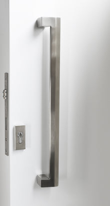 Austyle Entry Pull Handle — Offset Tapered Face Double | 316SS Satin Stainless Steel 475mm