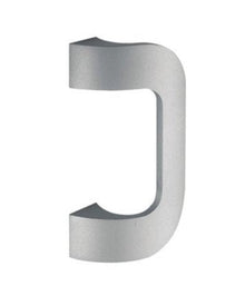 Austyle Entrance Pull Handle — D-Pull | Satin Stainless Aluminium 250mm