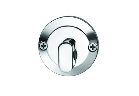 Lockwood 1360 Series Turn Escutcheon - Surface Fix Satin Chrome 1367/INSC - primehardware