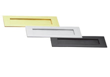 Superior Brass Letter Plate Polished Brass 100x375mm