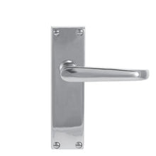 Superior Brass Lever Latch Satin Chrome 120x45mm (Pair)