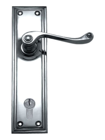 Superior Brass Lever Lock (CC 85mm) SC 200x50mm ONLY LEVER SET - primehardware
