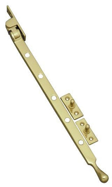 Superior Brass Casement Stay 30mm Polished Brass 300mm