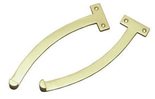 Superior Brass Fan Light Quadrant Window Stay Bracket Polished Brass 200mm