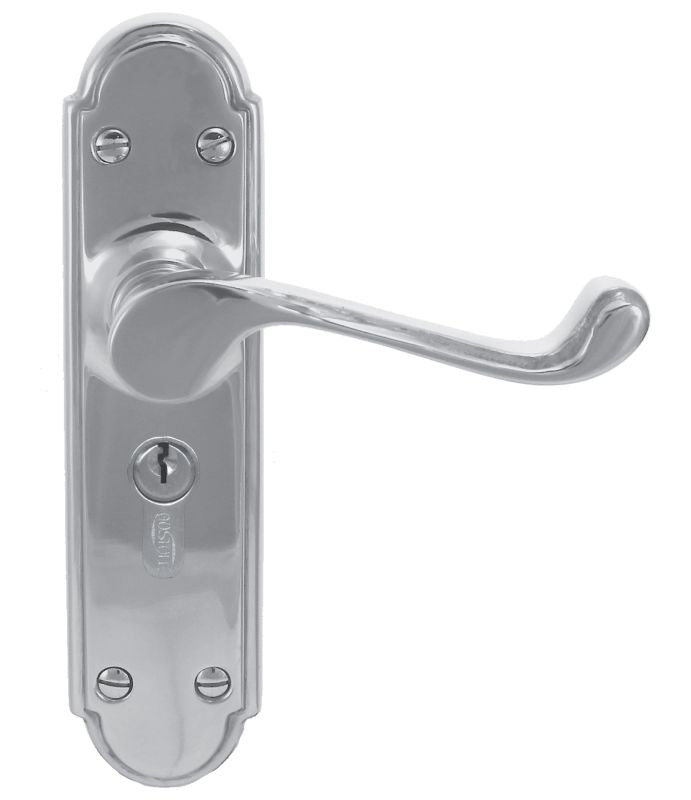 Superior Brass Lever Lock (CC 47.6mm) SC 180x45mm ONLY LEVER SET - primehardware
