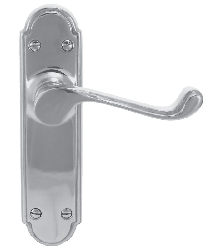 Superior Brass Lever Latch Passage Set SC 180x45mm  ONLY LEVER SET