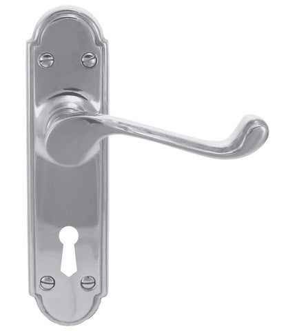 Superior Brass Lever Lock (CC 57mm) SC 230x45mm ONLY LEVER SET - primehardware