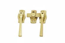 Superior Brass French Door Fastener Square Satin Chrome 100mm