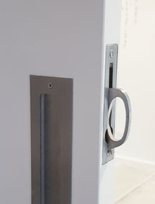 Austyle Flush Edge Pull Handle for Sliding Doors – Satin Chrome