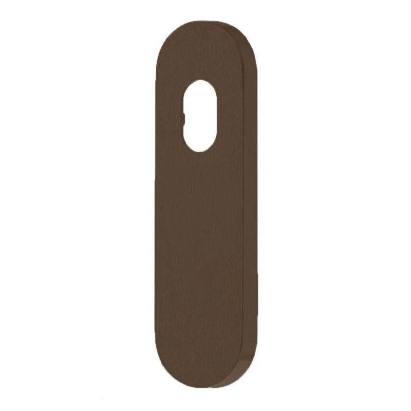 Lockwood 2800 Round End Plate with Cylinder Hole Chrome Plate 2800CP