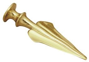 Superior Brass Spear Finial PB 25mm - primehardware