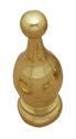 Superior Brass Curtain Finial PB 19mm - primehardware