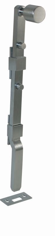 Superior Brass Panic Bolt Conceal Fixing Offset Satin Chrome 300mm