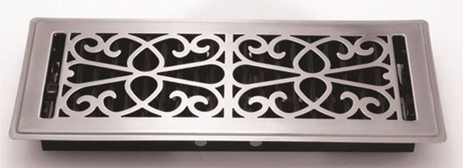 Superior Brass Floor Register - 304 Satin Stainless Steel 300x100mm - primehardware